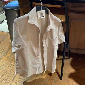 Zaful open button shirt